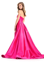 ASHLEYlauren Mikado Ball Gown Dress 12056