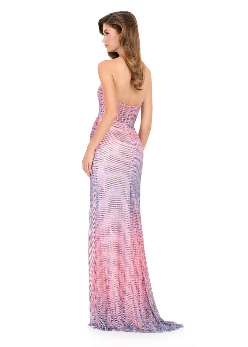 ASHLEYlauren Sparling Heat Set Prom Dress 12067