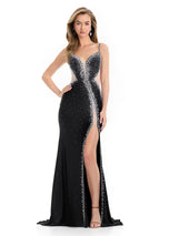 ASHLEYlauren Embellished Prom Dress 12071