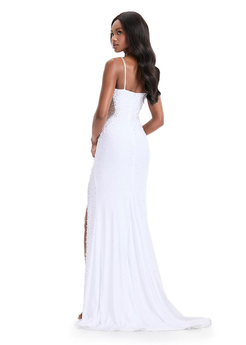 ASHLEYlauren Embellished Prom Dress 12071