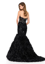 ASHLEYlauren Rosette Mermaid Prom Dress 12170