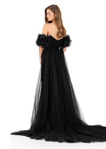 ASHLEYlauren Strapless Corset Lace Prom Dress 12183