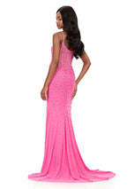 ASHLEYlauren Pearl Hot Stone Prom Dress 121296