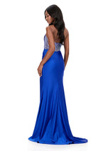 ASHLEYlauren Strapless Ice Queen Prom Dress 12197