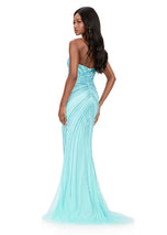 ASHLEYlauren Strapless Fitted Prom Dress 12201