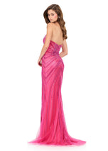 ASHLEYlauren Strapless Fitted Prom Dress 12201