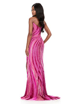 ASHLEYlauren Strapless Beaded Prom Dress 12231 - B