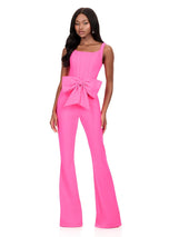 ASHLEYlauren Bow Statement Jumpsuit 12242