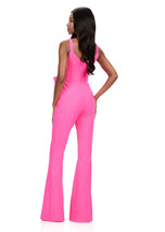ASHLEYlauren Bow Statement Jumpsuit 12242