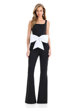 ASHLEYlauren Bow Statement Jumpsuit 12242