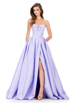ASHLEYlauren Mikado Corset Ball Gown Dress 12264