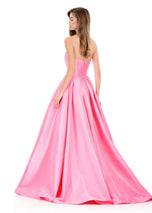 ASHLEYlauren Mikado Corset Ball Gown Dress 12264