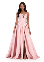 ASHLEYlauren Mikado Corset Ball Gown Dress 12264