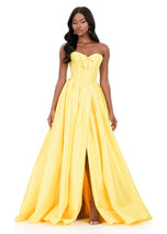 ASHLEYlauren Mikado Corset Ball Gown Dress 12264