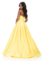 ASHLEYlauren Mikado Corset Ball Gown Dress 12264
