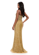 ASHLEYlauren Beaded Glam Prom Dress 12273
