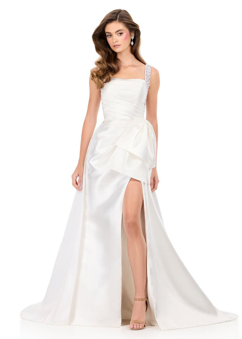 ASHLEYlauren Mikado Ball Gown Prom Dress 12276