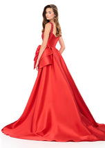 ASHLEYlauren Mikado Ball Gown Prom Dress 12276
