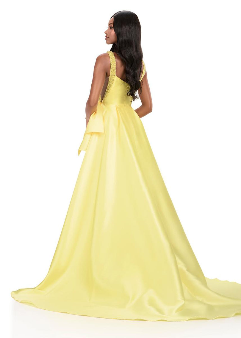 ASHLEYlauren Mikado Ball Gown Prom Dress 12276
