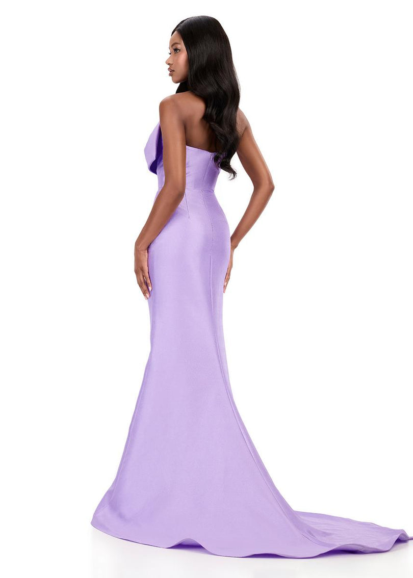 ASHLEYlauren Tight Bow Prom Dress 12279