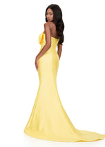 ASHLEYlauren Tight Bow Prom Dress 12279