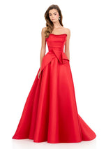 ASHLEYlauren Mikado Ball Gown Prom Dress 12280