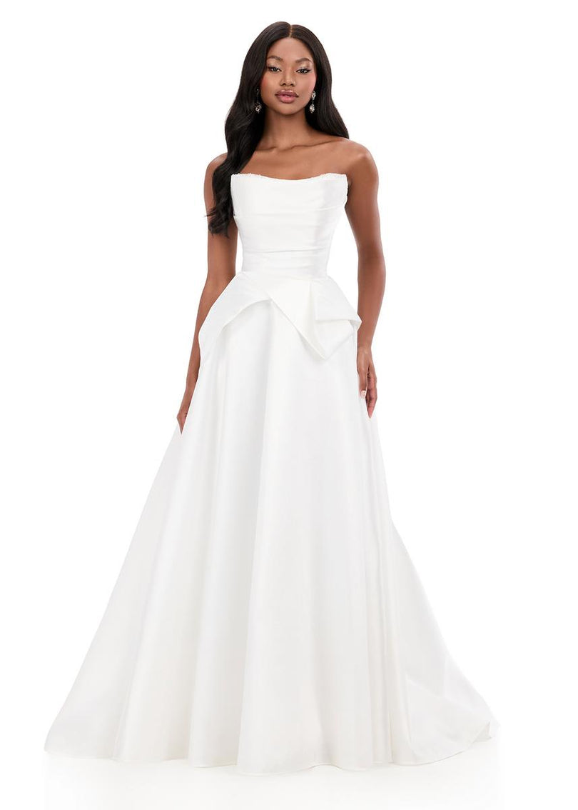 ASHLEYlauren Mikado Ball Gown Prom Dress 12280
