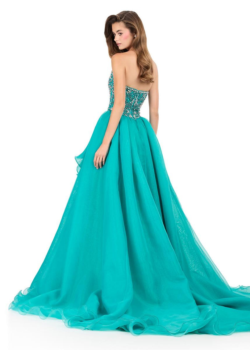 ASHLEYlauren Layered Organza Ball Gown Prom Dress 12281