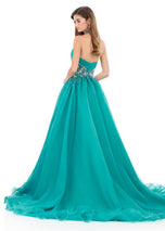 ASHLEYlauren Organza Ballgown Prom Dress 12283