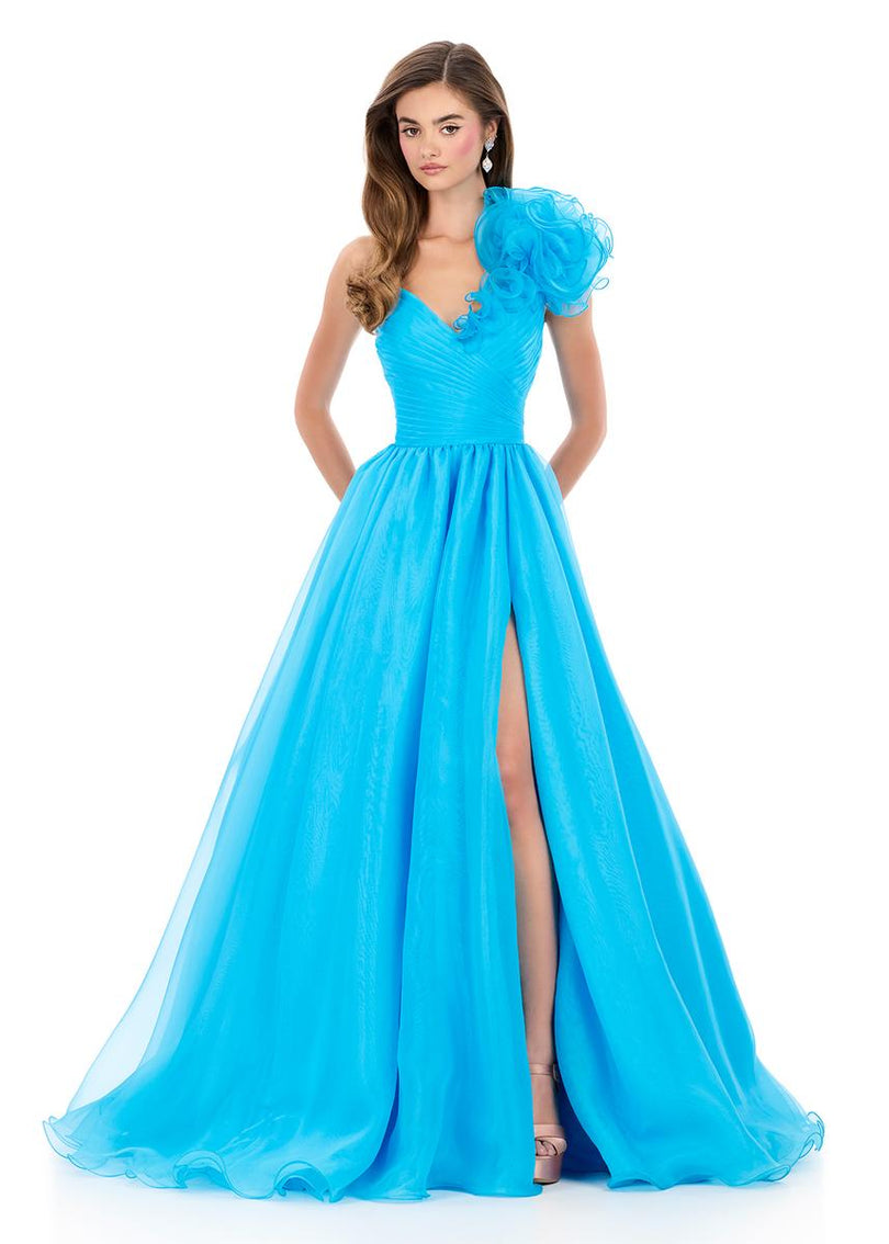 ASHLEYlauren Organza Ball Gown Prom Dress 12289 ASHLEYlauren Organza Ball Gown Prom Dress 12289