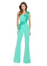ASHLEYlauren 3D Floral Jumpsuit 12290