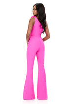 ASHLEYlauren 3D Floral Jumpsuit 12290