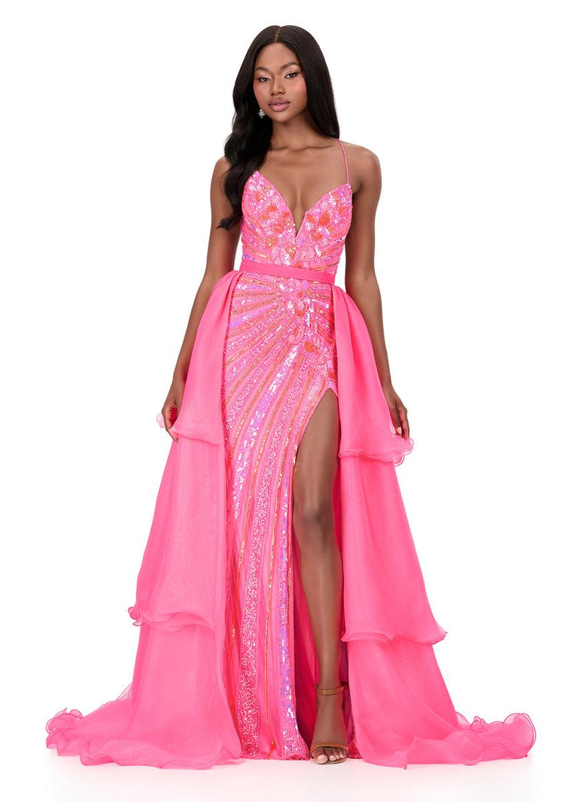 ASHLEYlauren Organza Overskirt 12295