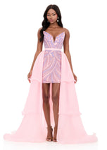 ASHLEYlauren Organza Overskirt 12295