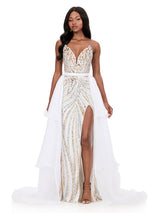 ASHLEYlauren Organza Overskirt 12295