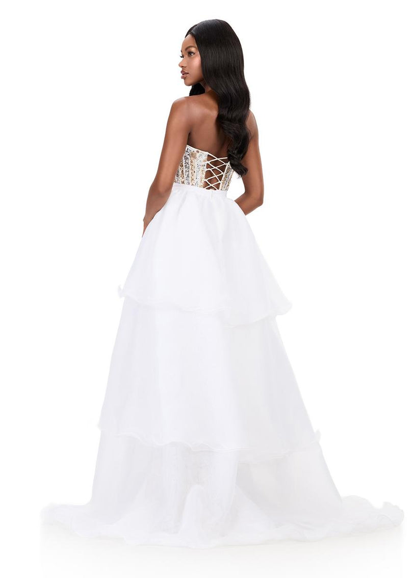 ASHLEYlauren Organza Overskirt 12295