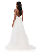 ASHLEYlauren Overskirt Prom Dress 12296