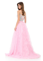 ASHLEYlauren Overskirt Prom Dress 12296