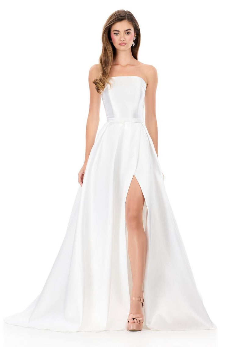 ASHLEYlauren Strapless Mikado Prom Dress 12297
