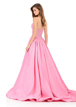 ASHLEYlauren Taffeta Prom Dress 12298