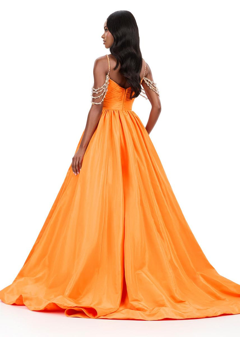 ASHLEYlauren Embellished Prom Dress 12300