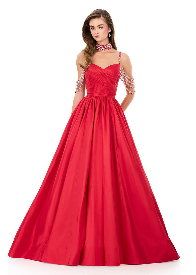 ASHLEYlauren Embellished Prom Dress 12300