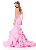 ASHLEYlauren Ruched Mermaid Prom Dress 12301