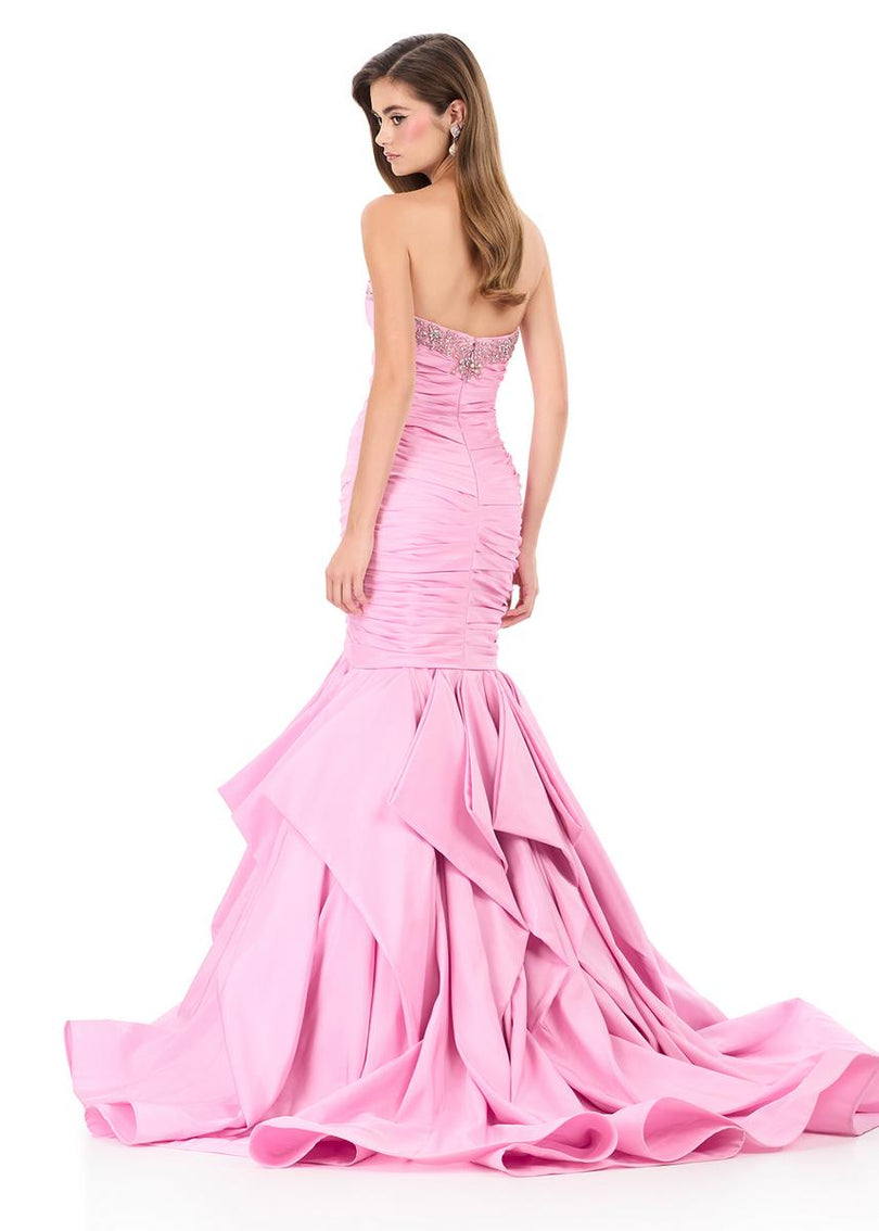 ASHLEYlauren Ruched Mermaid Prom Dress 12301