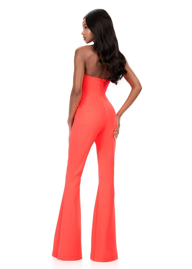 ASHLEYlauren Scuba Jumpsuit 12302