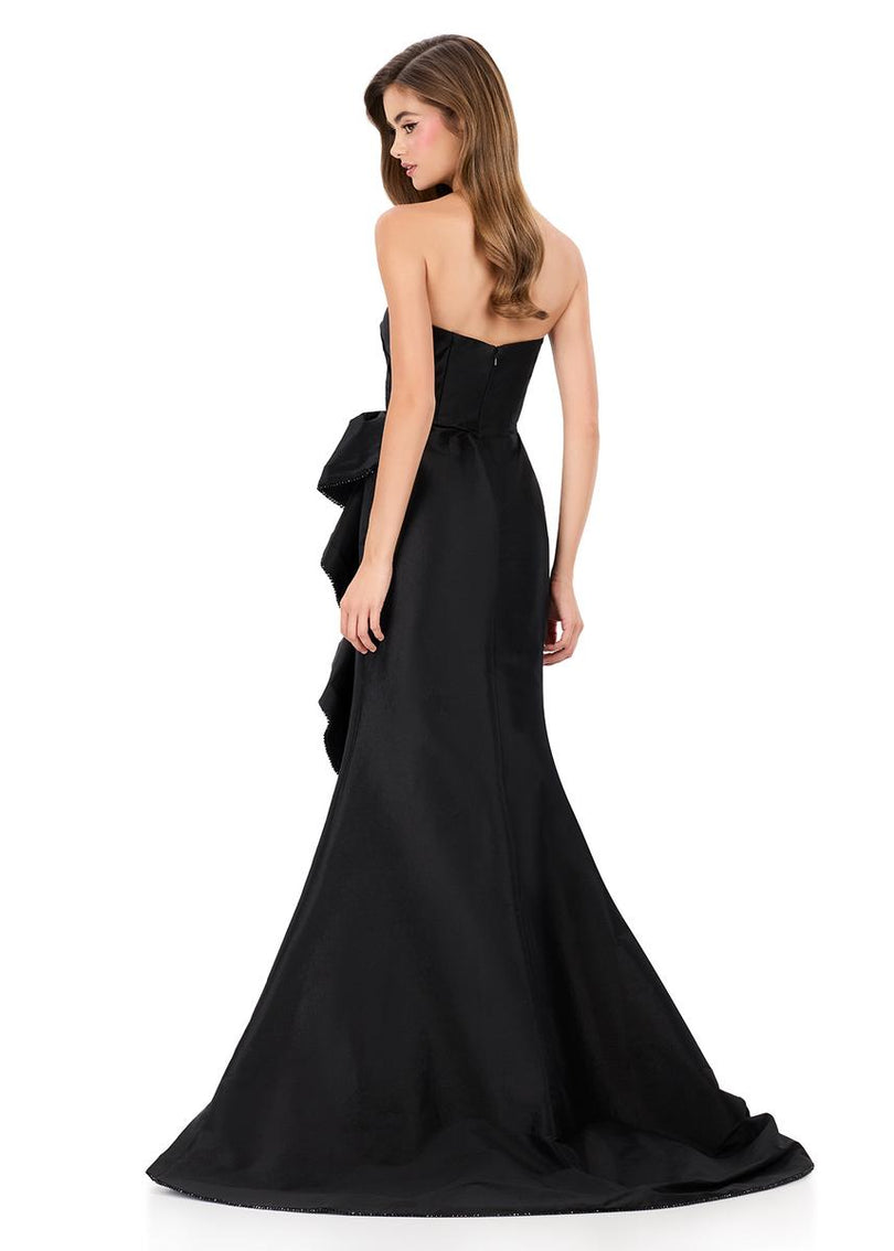 ASHLEYlauren Taffeta Ruffle Prom Dress 12309
