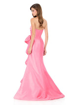 ASHLEYlauren Taffeta Ruffle Prom Dress 12309