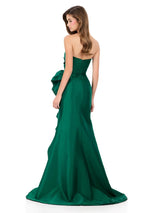 ASHLEYlauren Taffeta Ruffle Prom Dress 12309