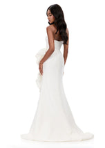 ASHLEYlauren Taffeta Ruffle Prom Dress 12309