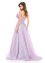 ASHLEYlauren Organza Bow Ballgown 12314